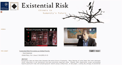 Desktop Screenshot of existential-risk.org