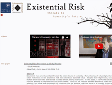 Tablet Screenshot of existential-risk.org